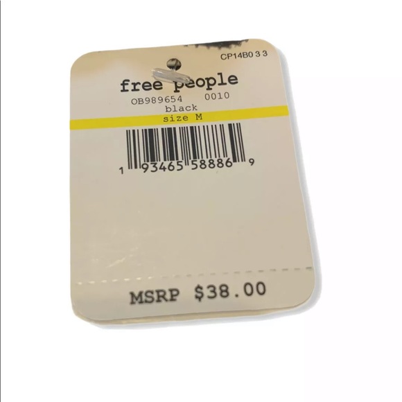 Free People Reese Lace Bralette Black Women Medium - Picture 10 of 10